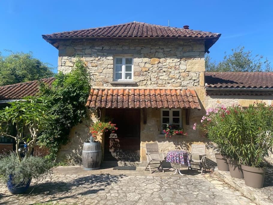 Vakantiehuis La Poire, Op Landgoed Aan De Dordogne Prudhomat Exteriér fotografie