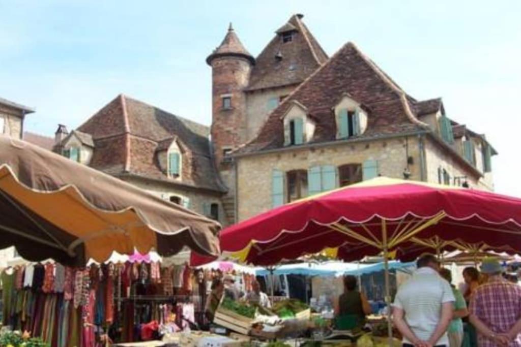 Vakantiehuis La Poire, Op Landgoed Aan De Dordogne Prudhomat Exteriér fotografie