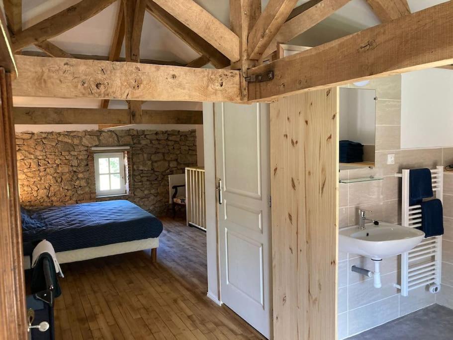 Vakantiehuis La Poire, Op Landgoed Aan De Dordogne Prudhomat Exteriér fotografie